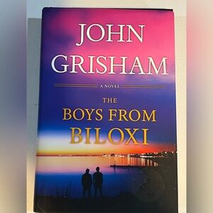 John Grisham 'The Boys from Biloxi' Novel - Purple and Blue Cover